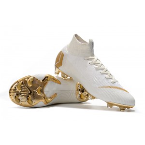 nike mercurial superfly gold white