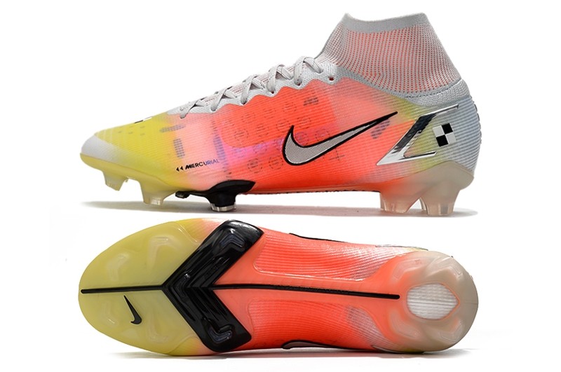 New Nike Superfly 2021 'MDS - White Red Yellow Soccer Boots