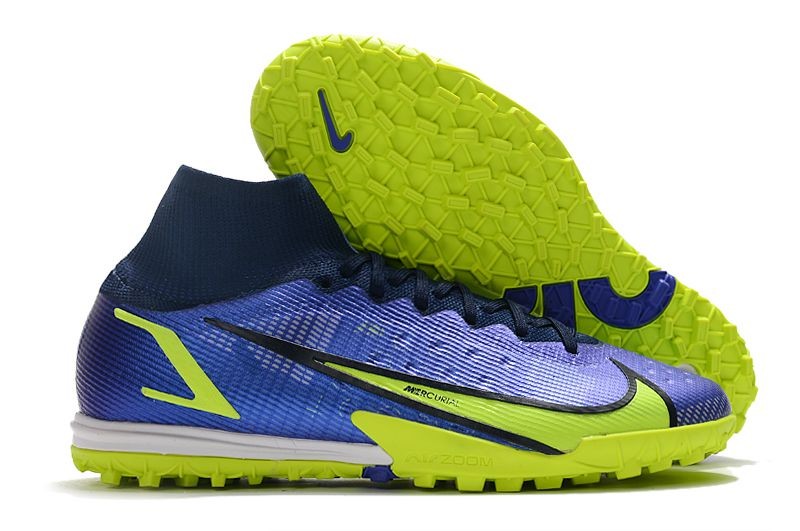 Discounted Mercurial Superfly 8 Elite Turf Recharge Pack - Sapphire Blue