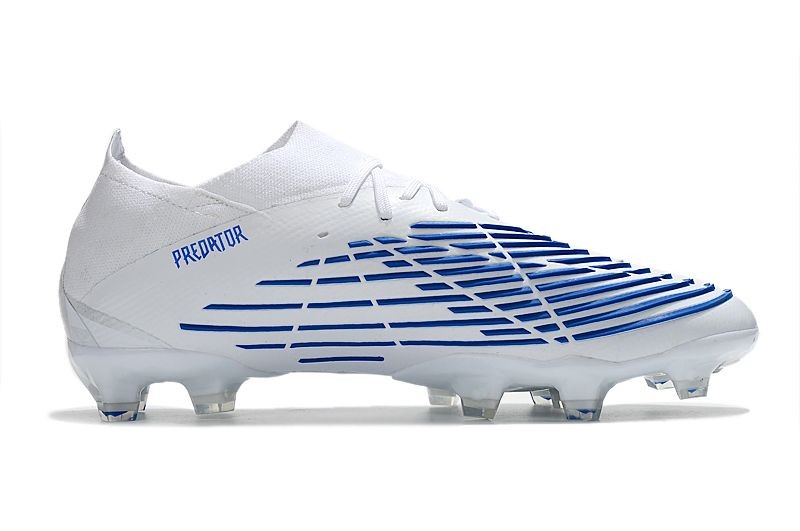Buy New adidas Predator Edge.1 Low FG Football Boots In White Hi-Res Blue