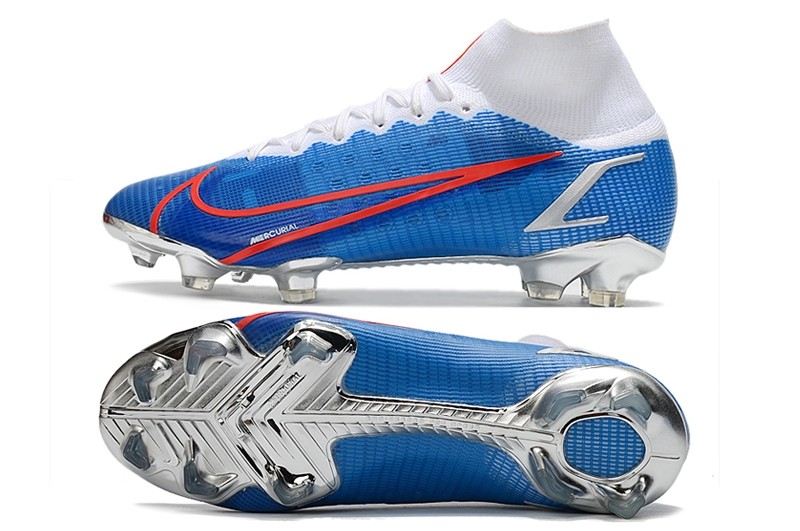 Special Sale Nike Mercurial Superfly Dragonfly 8 Elite FG Football Boots In  Blue White Red