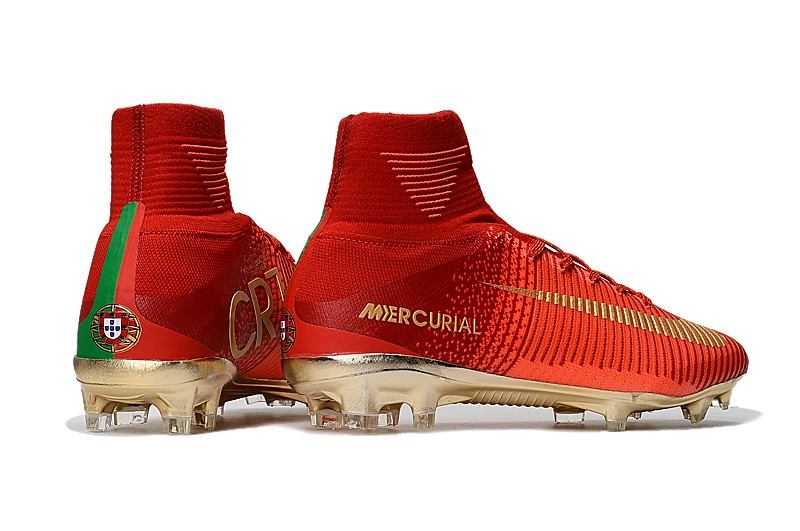 Special Portugal Boots Nike Mercurial Superfly V - Red /