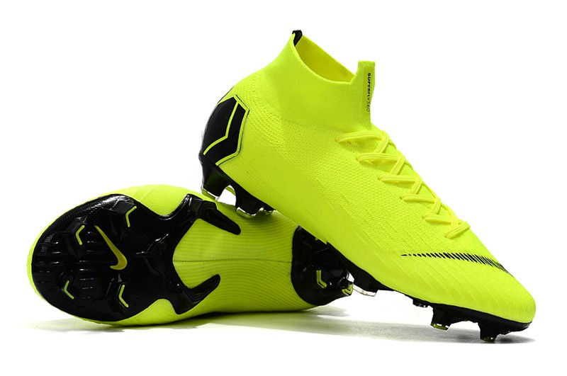 Get New Nike Mercurial Superfly VI Elite Fg - Green Black Football Boots