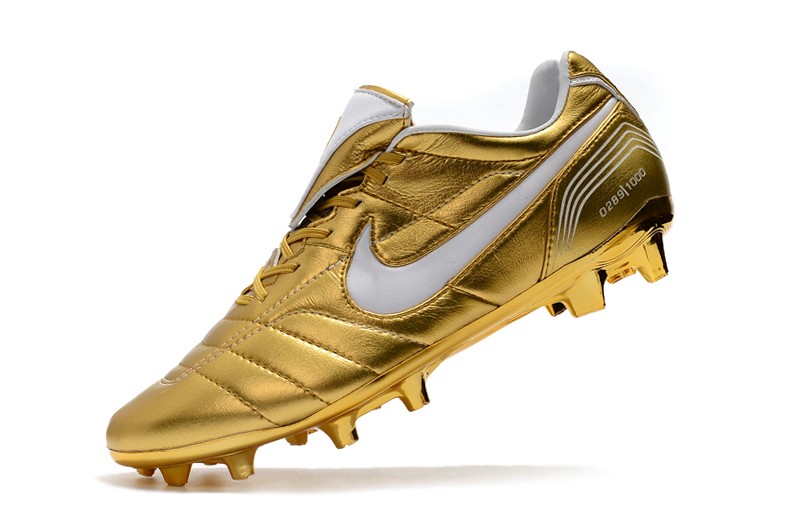 dialect Menagerry Sensitive Nike Tiempo Legend VII R10 Elite FG Football Boots - Gold White