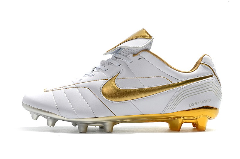 Condicional fuerte un millón Nike Tiempo Legend VII R10 Elite FG Football Boots - White Gold Silver