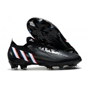 Adidas Predator Edge .1 Low FG - Core Black_Footwear White_Vivid Red