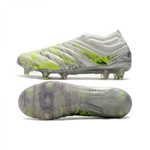 adidas Copa 20+ FG - Footwear White/Core Black/Signal Green