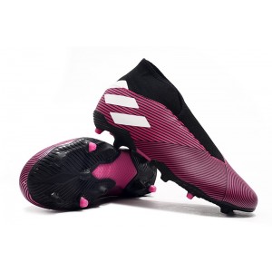 Adidas Nemeziz 19.3 Laceless FG Hard Wired - Shock Pink/Black/White