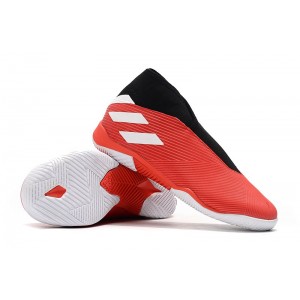 Adidas Nemeziz 19.3 Laceless IC 302 Redirect - Red/White/Black
