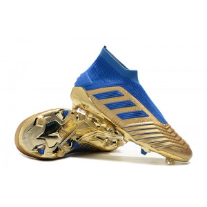 Adidas Predator 19+ FG Input Code - Gold Metallic/Blue