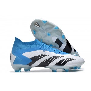 adidas Predator Accuracy.1 FG Football Boots - White/Black/Blue Bright Royal