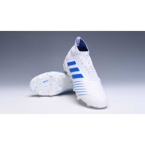 Adidas Predator Kids 19+ FG - White/Bold Blue