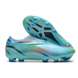 adidas X Speedportal+ FG 'Al Rihla 2022 World Cup' - Blue/Clear Aqua/Red