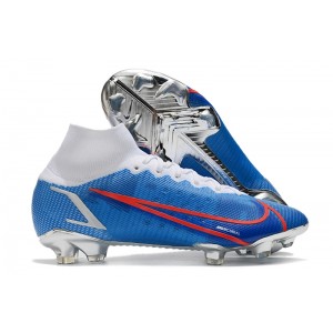 Nike Mercurial Superfly Dragonfly 8 Elite FG - Blue / White / Red