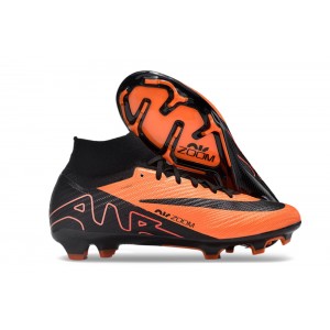 Nike Air Zoom Mercurial Superfly 9 Elite FG Football Boots - Total Orange/Black/Volt