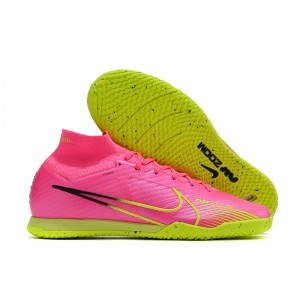 Nike Air Zoom Mercurial Superfly 9 Elite Indoor Luminous Pack - Pink Blast/Volt/Gridiron