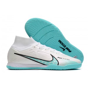 Nike Air Zoom Mercurial Superfly 9 Elite Indoor - White/Baltic Blue/Laser Pink