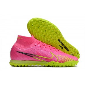 Nike Air Zoom Mercurial Superfly 9 Elite Turf Luminous Pack - Pink Blast/Volt/Gridiron