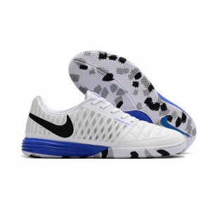 Nike Lunargato II IC Indoor Small Sided - White/Black/Glacier Blue/Racer Blue