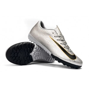 Nike Mercurial Vaporx XII CLUB TF - Silver Metallic/Black/Gold
