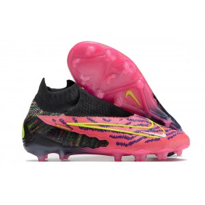 Nike Phantom GX Elite DF FG Football Boots - Pink/Black/White
