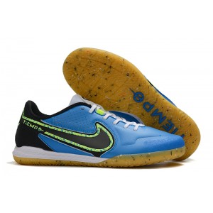 Nike React Tiempo Legend 9 Pro Indoor - Photo Blue/Black/Lime Glow