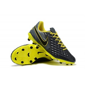 Nike Tiempo Legend VIII DF FG Game Over - Dark Grey/Black/Yellow