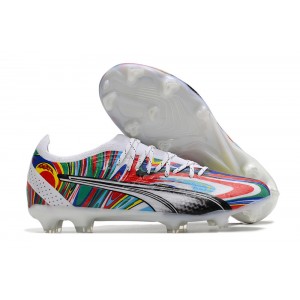 Puma Ultra Ultimate FG/AG Flags of the World - White/Black/Red/Archive Green