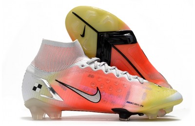 Nike Mercurial Superfly 8 'Dream Speed 4' FG - White / Red / Yellow