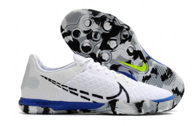 Nike React Gato IC Indoor Small Sided - White/Black/Racer Blue/Volt Grey Fog